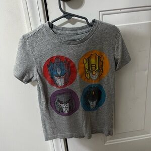Kids Gray Transformers T-Shirt 5